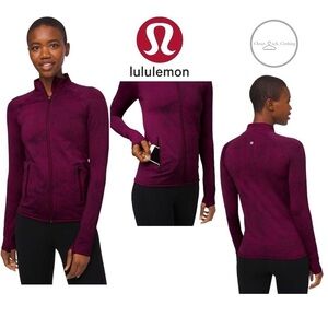 LULULEMON Ebb Train Jacket *Wash Marvel / Black Sz 4